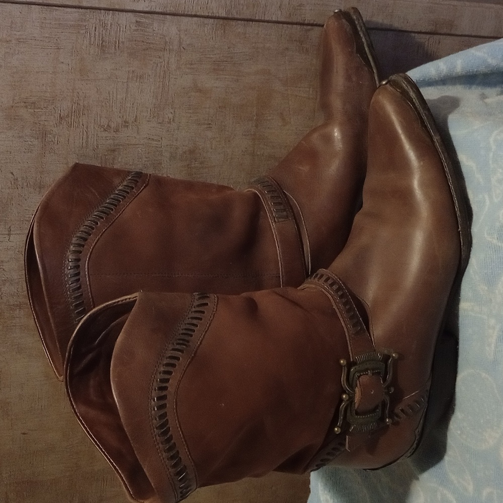 Circle S leather boots